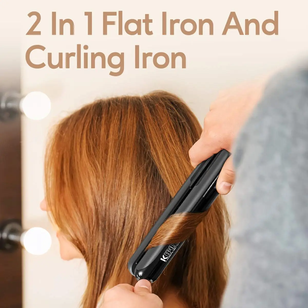 KIPOZI professional Hair Curler Adjustable Temperature Fast Heating Hair Straightener 1 Inch Plate Ceramic Straightening Iron
KIPOZI professional Hair Curler Adjustable Temperature Fast Heating Hair Straightener 1 Inch Plate Ceramic Straightening Iron