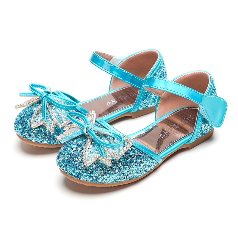 Girls Bow Rhinestones Princess PU Summer Sandal Shoes Blue Pink Silver Color For Kids Children Performance Show Party Gift
Girls Bow Rhinestones Princess PU Summer Sandal Shoes Blue Pink Silver Color For Kids Children Performance Show Party Gift