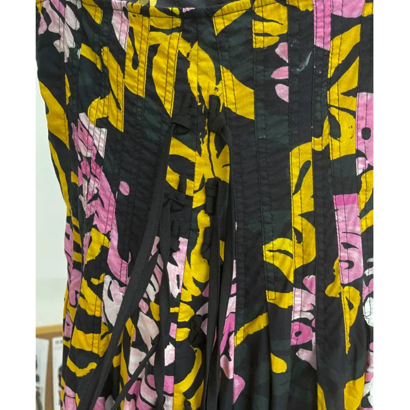 DEAT 2021 New Women's Fashion Slim Fit Strapless Sleeveless Printing Folds Sling High Waist Dress Summer And Autumn 7E1371
DEAT 2021 New Women's Fashion Slim Fit Strapless Sleeveless Printing Folds Sling High Waist Dress Summer And Autumn 7E1371