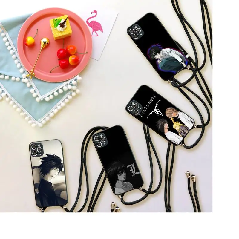 Death Note L·Lawliet Phone Case For iPhone 7 8 11 12 X XS XR MINI Pro Max Plus Strap Cord Chain Lanyard soft
Death Note L·Lawliet Phone Case For iPhone 7 8 11 12 X XS XR MINI Pro Max Plus Strap Cord Chain Lanyard soft
