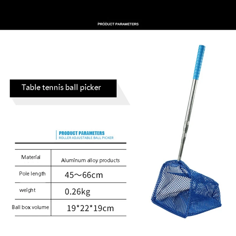 Portable Telescopic Scoop Net Table Tennis Ball Picker Net Table Tennis Ball Picker Container Training Tool for Ball
Portable Telescopic Scoop Net Table Tennis Ball Picker Net Table Tennis Ball Picker Container Training Tool for Ball