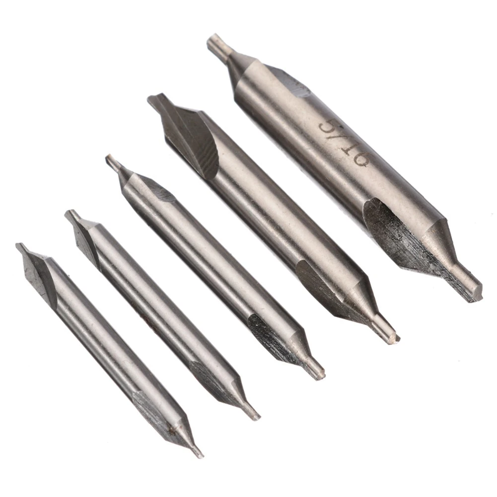 5pcs 60 HSS Center Spotting Drill Bit Combined Countersink Bits Set 1/8\\\", 3/16\\\", 1/4\\\", 5/16\\\", 5/32\\\"
5pcs 60 HSS Center Spotting Drill Bit Combined Countersink Bits Set 1/8\\\", 3/16\\\", 1/4\\\", 5/16\\\", 5/32\\\"