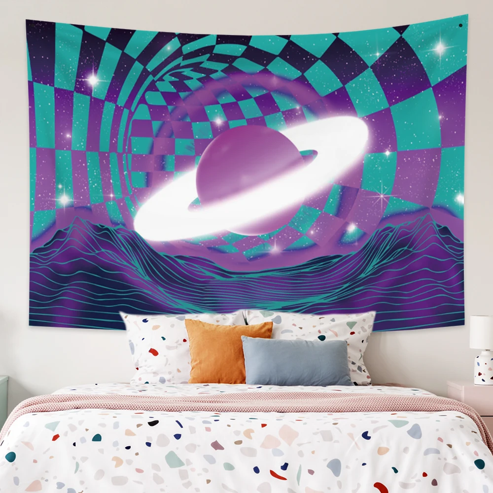 Laeacco Psychedelic Tapestry Fantasy Starry Sky Printing Blanket Galaxy Space Pattern Towel Wall Hanging Bedroom Decor Polyester
Laeacco Psychedelic Tapestry Fantasy Starry Sky Printing Blanket Galaxy Space Pattern Towel Wall Hanging Bedroom Decor Polyester