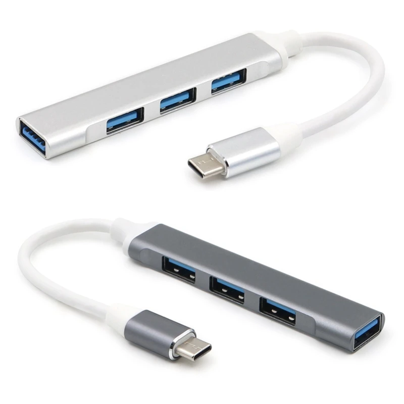 Universal Metal USB C HUB Type C to 3x USB 2.0 + USB 3.0 4 Port Splitter Adapter HUB For Laptop PC Computer Mobile Phone Tablet
Universal Metal USB C HUB Type C to 3x USB 2.0 + USB 3.0 4 Port Splitter Adapter HUB For Laptop PC Computer Mobile Phone Tablet