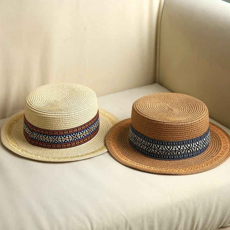Elegant Women Kentucky Derby Summer Wide Brim Sun Straw Hat Ethnic Style Ribbon Top Flat Sun Protection Travel Foldable Beach
Elegant Women Kentucky Derby Summer Wide Brim Sun Straw Hat Ethnic Style Ribbon Top Flat Sun Protection Travel Foldable Beach