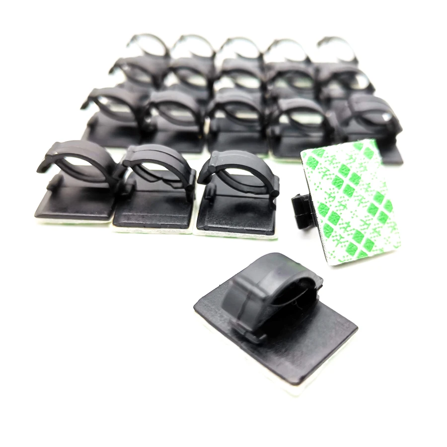 Зажимы для кабелей 20 шт./лот, самоклеящиеся зажимы для шнура, черный держатель для проводов, зажим-Органайзер
Зажимы для кабелей 20 шт./лот, самоклеящиеся зажимы для шнура, черный держатель для проводов, зажим-Органайзер