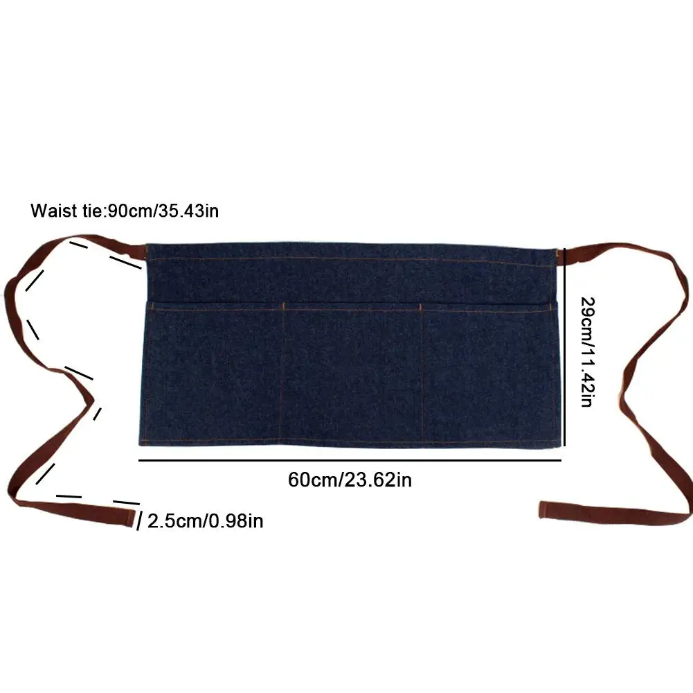 1PCS Denim Simple Adult Jeans Aprons Aprons Uniform Unisex For Woman Men's Western Restaurant Workwear Waist Apron With 3 Pocket
1PCS Denim Simple Adult Jeans Aprons Aprons Uniform Unisex For Woman Men's Western Restaurant Workwear Waist Apron With 3 Pocket