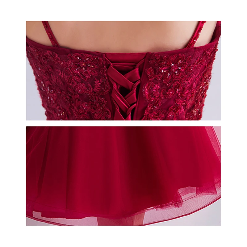 Bespoke Occasion Dresses Illusion V-Neck Sleeveless Embroidery Beading Lace Tulle A-Line Burgundy Women Wedding Party Gown TS039
Bespoke Occasion Dresses Illusion V-Neck Sleeveless Embroidery Beading Lace Tulle A-Line Burgundy Women Wedding Party Gown TS039
