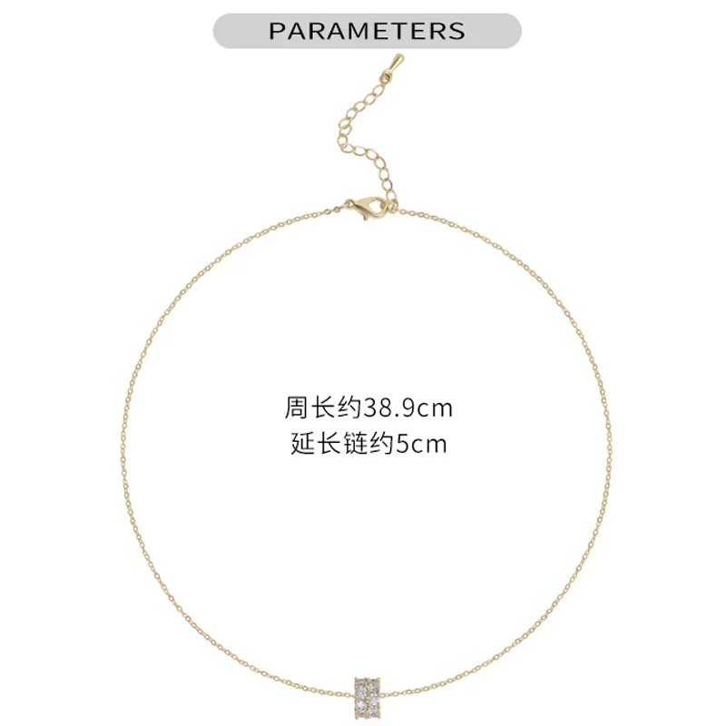 2021 Collier Clavicle Chain Choker Necklace Zircon Gold Silver colour Pendant Necklace for Women New Trend Female Jewelry Collar
2021 Collier Clavicle Chain Choker Necklace Zircon Gold Silver colour Pendant Necklace for Women New Trend Female Jewelry Collar