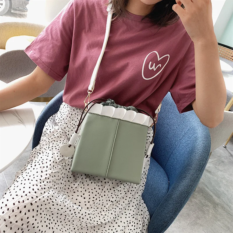 Women Elegant Crossbody Bags New Casual Bucket Bag Female Party Handbags and Purses Lady Drawstring Shoulder Bag Crossbody Bags 
Women Elegant Crossbody Bags New Casual Bucket Bag Female Party Handbags and Purses Lady Drawstring Shoulder Bag Crossbody Bags