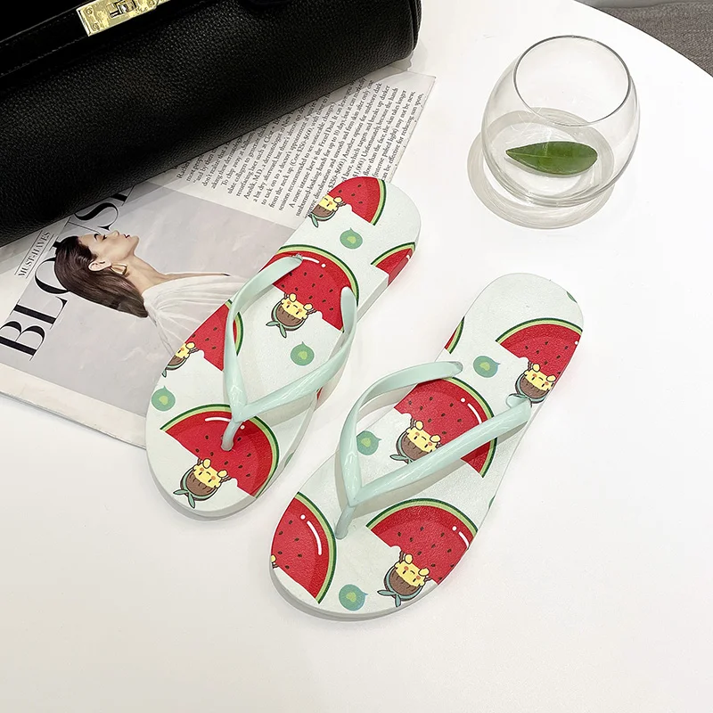 Summer Women's Cartoon Pattern Clip Toe Herringbone Slippers Anti-Skid Wear-Resistant Beach Slippers Home Bathroom Slippers
Summer Women's Cartoon Pattern Clip Toe Herringbone Slippers Anti-Skid Wear-Resistant Beach Slippers Home Bathroom Slippers