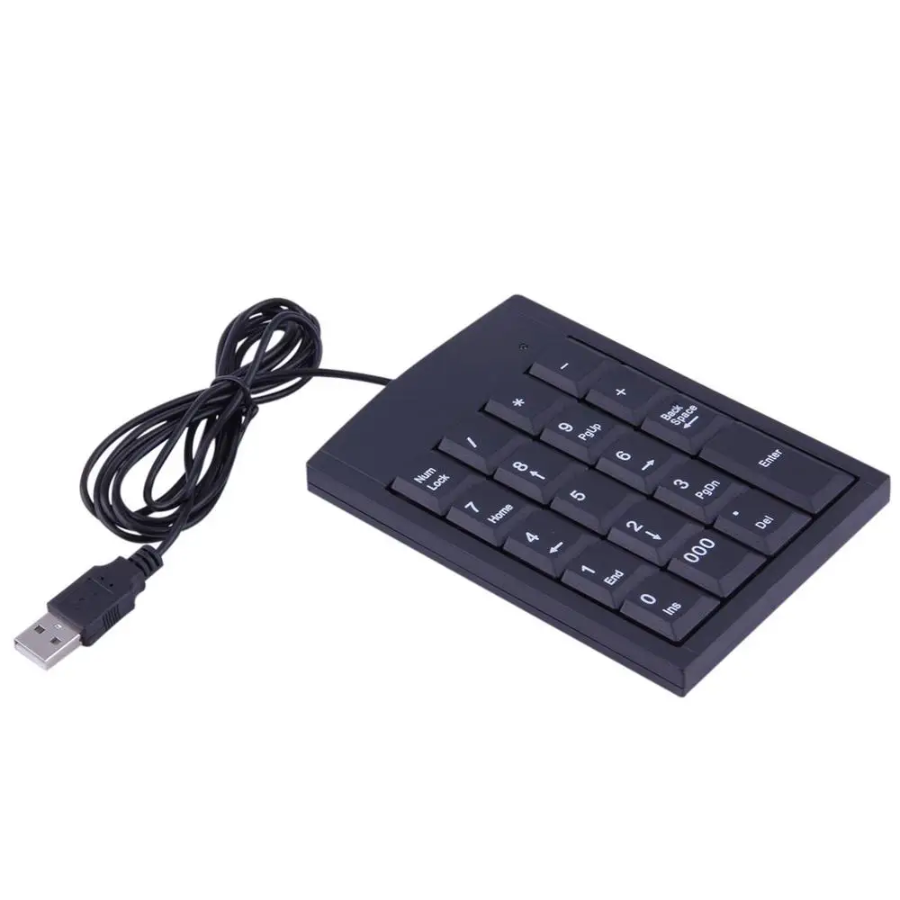Mini USB Keyboard USB Wired Numeric Keyboard Keypad Adapter 19 Keys for Laptop PC Windows 2000 XP Vista 7 or Millennium Edition
Mini USB Keyboard USB Wired Numeric Keyboard Keypad Adapter 19 Keys for Laptop PC Windows 2000 XP Vista 7 or Millennium Edition