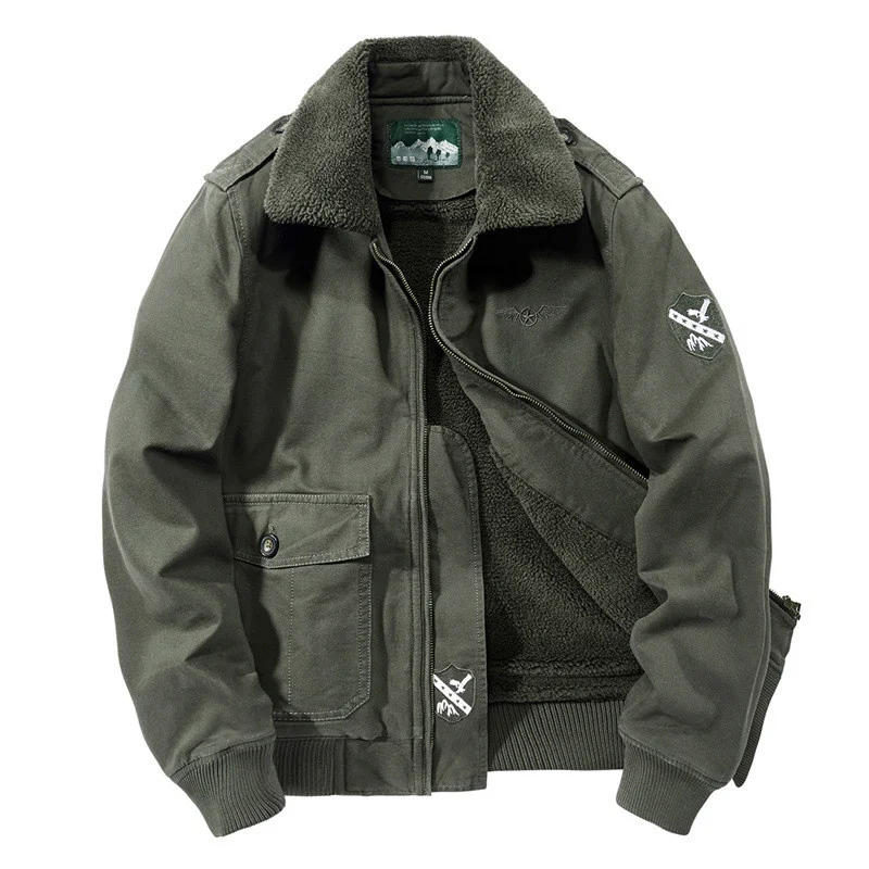 2021 New Winter Jacket Men Thick Wool Liner Military Cargo Mens Jackets and Coats Outwear Windbreaker Men Jacket Big Size M-4XL
2021 New Winter Jacket Men Thick Wool Liner Military Cargo Mens Jackets and Coats Outwear Windbreaker Men Jacket Big Size M-4XL