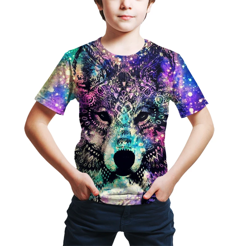 Summer Children's Wolf 3D T-Shirt Baby Animals Graphic Short Sleeve T Shirt Boys Girls Short Sleeve Tops Casual Sports T shirt
Summer Children's Wolf 3D T-Shirt Baby Animals Graphic Short Sleeve T Shirt Boys Girls Short Sleeve Tops Casual Sports T shirt