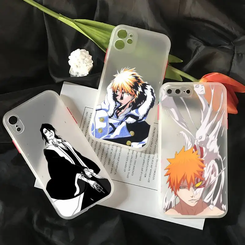 Anime Japan Bleach Kurosaki Ichigo Phone Case matte transparent For iphone 7 8 11 12 13 plus mini x xs xr pro max cover
Anime Japan Bleach Kurosaki Ichigo Phone Case matte transparent For iphone 7 8 11 12 13 plus mini x xs xr pro max cover