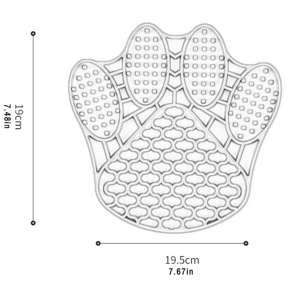 Pet Dog Feeding Slow Food Bowl Claw-shaped Dispensing Mat Feed Plate Silicone Dog Lick Pad Safe No-Toxic Training Plate
Pet Dog Feeding Slow Food Bowl Claw-shaped Dispensing Mat Feed Plate Silicone Dog Lick Pad Safe No-Toxic Training Plate