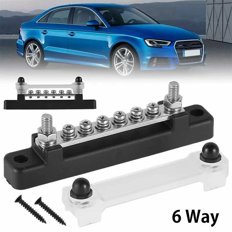 Single Row 6 Terminal Bus Bar Kit Distribution Terminal Block Accessories Copper Connecting Copper Strip
Single Row 6 Terminal Bus Bar Kit Distribution Terminal Block Accessories Copper Connecting Copper Strip