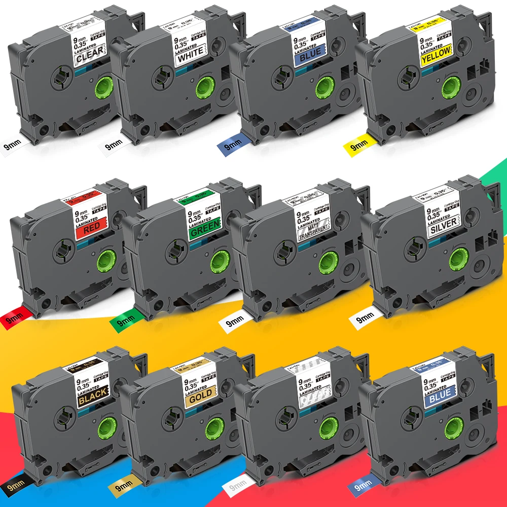 9mm tz-221 TZ221 9mm tz White Label for Brother TZ 221 121 621 Mixed Color Cassette Ribbon Compatible for Brother Label Maker 
9mm tz-221 TZ221 9mm tz White Label for Brother TZ 221 121 621 Mixed Color Cassette Ribbon Compatible for Brother Label Maker