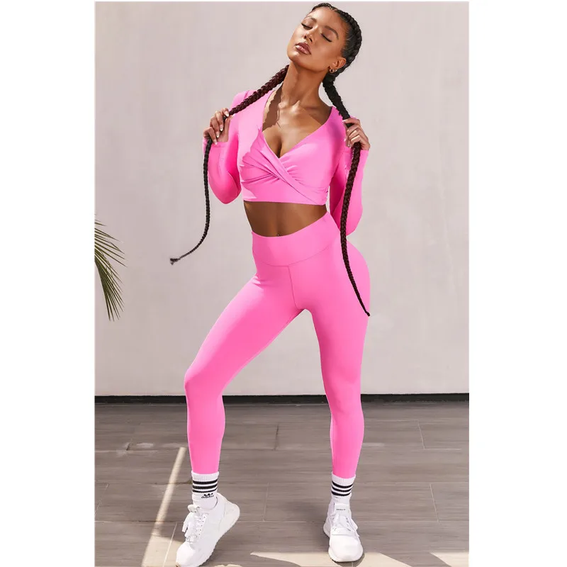 2021 Naked Feeling Sexy Sports Suit Women Yoga Set Long Sleeve Crop Top Workout Pants Fitness Leggings Gym Clothing
2021 Naked Feeling Sexy Sports Suit Women Yoga Set Long Sleeve Crop Top Workout Pants Fitness Leggings Gym Clothing