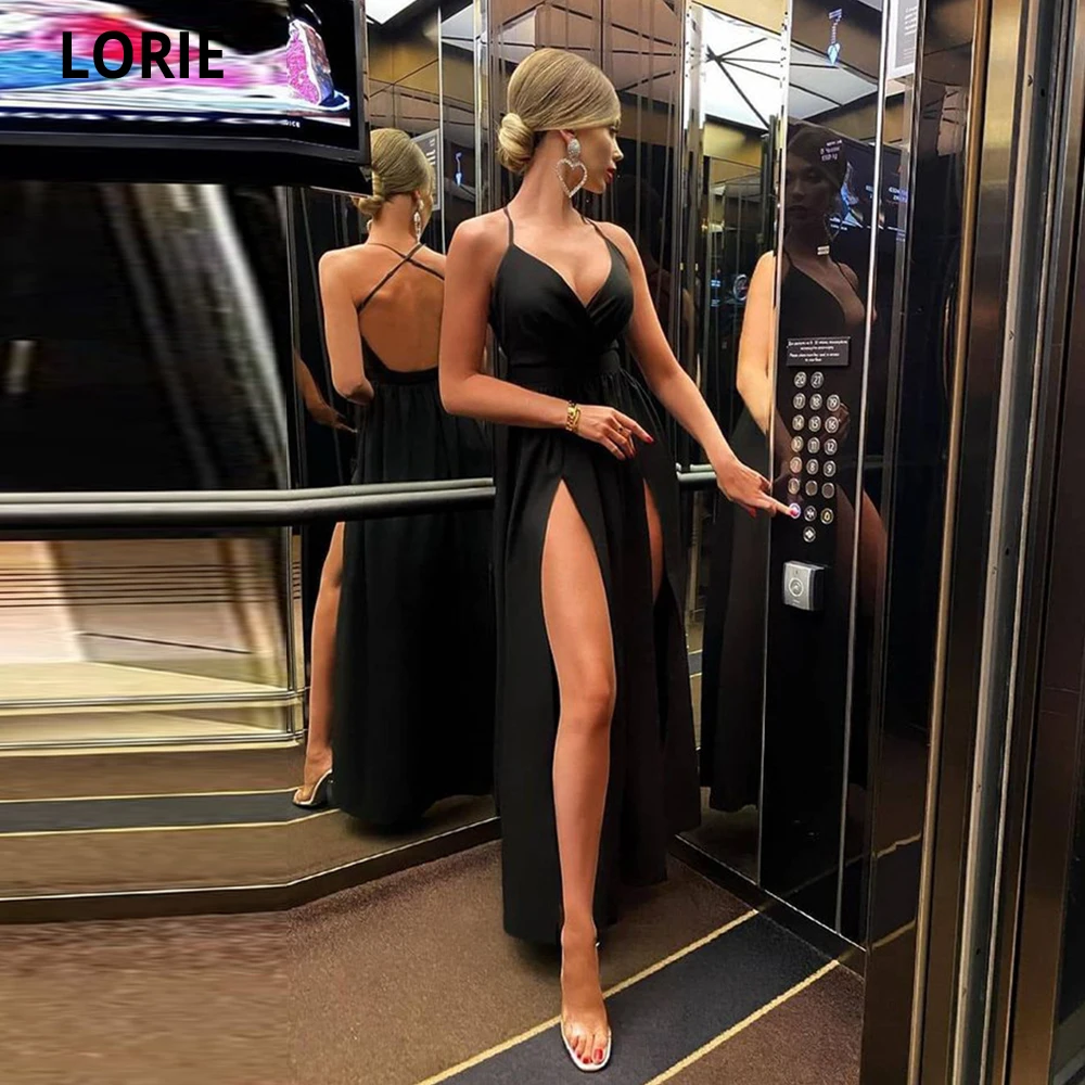 LORIE Black Long V-neck Arabic Evening Prom Dresses Morocco Saudi Arabia Formal Simple Gowns Prom Party Dress 2022 Abendkleider
LORIE Black Long V-neck Arabic Evening Prom Dresses Morocco Saudi Arabia Formal Simple Gowns Prom Party Dress 2022 Abendkleider