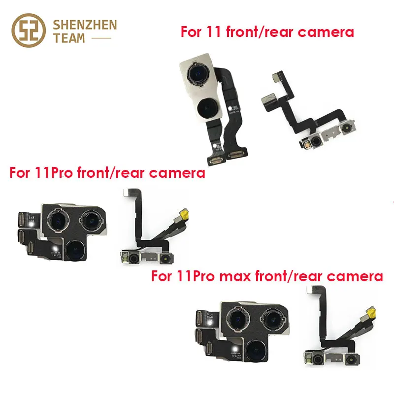 Сменная деталь SZteam, оригинальная задняя/Передняя камера для iPhone 11, 11Pro, 11pro max, модуль камеры заднего вида
Сменная деталь SZteam, оригинальная задняя/Передняя камера для iPhone 11, 11Pro, 11pro max, модуль камеры заднего вида