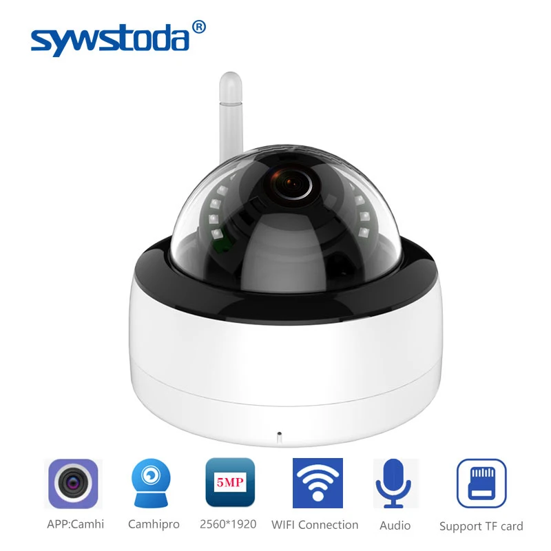 Наружная IP-камера H.265 с Wi-Fi, 1080P, беспроводная водонепроницаемая камера видеонаблюдения 5 МП, купольная камера видеонаблюдения с записью звук...
Наружная IP-камера H.265 с Wi-Fi, 1080P, беспроводная водонепроницаемая камера видеонаблюдения 5 МП, купольная камера видеонаблюдения с записью звук...