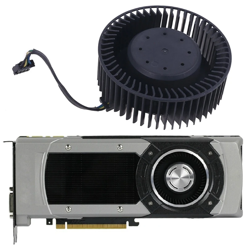BFB0712HF 65 мм 12V 1.8A 4Pin Графика карты вентилятор охлаждения для NVIDIA GTX Titan GTX980 980Ti |