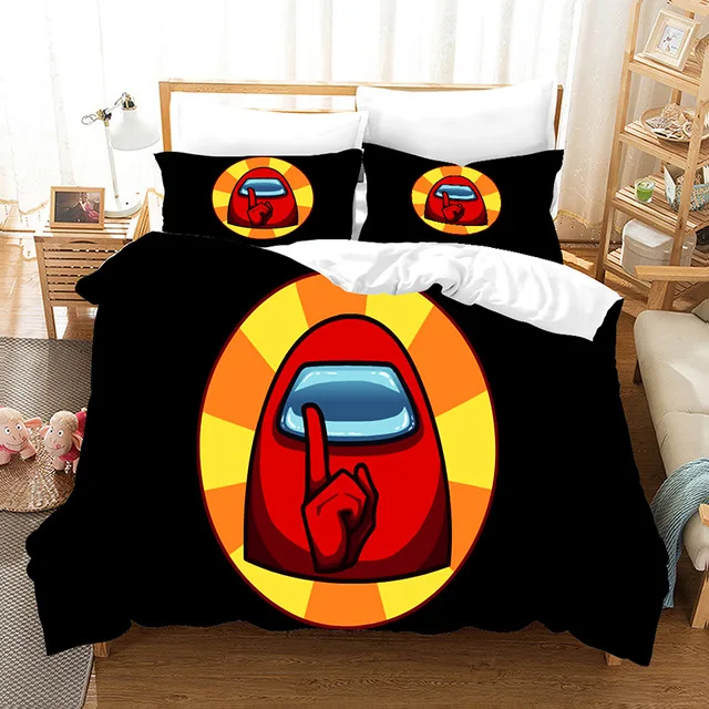3D Among Us Cartoon Digital Printing 2/3pc Quilt Cover Pillowcase Double Bed Set Sheet Cover Quilt Bedding Christmas Bedclothes
3D Among Us Cartoon Digital Printing 2/3pc Quilt Cover Pillowcase Double Bed Set Sheet Cover Quilt Bedding Christmas Bedclothes