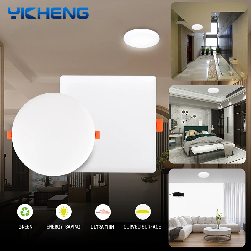 LED Panel Lamp Modern Ultra-thin Ceiling Lamp 10W 26W 36W Round Square Panel Light Warm White Cold White For Home Living Room
LED Panel Lamp Modern Ultra-thin Ceiling Lamp 10W 26W 36W Round Square Panel Light Warm White Cold White For Home Living Room