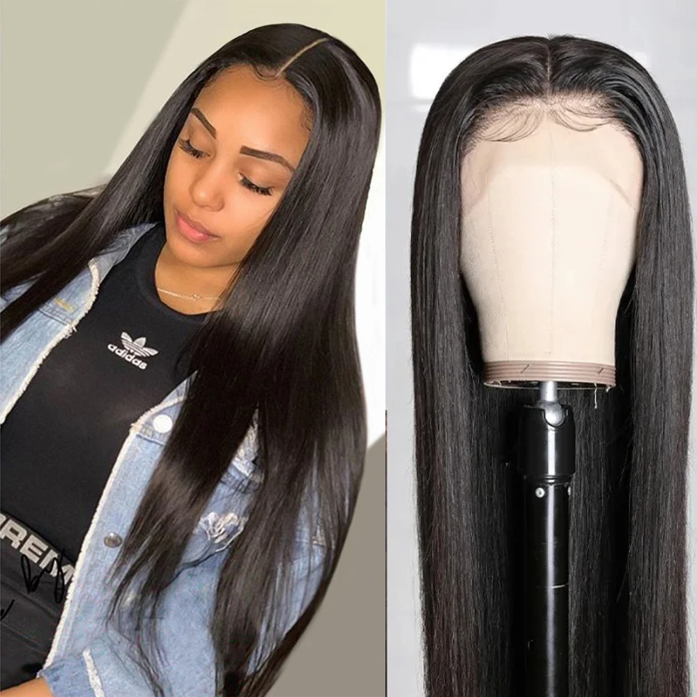 Long Straight Lace Front Human Hair Wigs for Black Women Brazilian Virgin Hair Frontal closure Wig Pre Plucked with Baby hair
Long Straight Lace Front Human Hair Wigs for Black Women Brazilian Virgin Hair Frontal closure Wig Pre Plucked with Baby hair