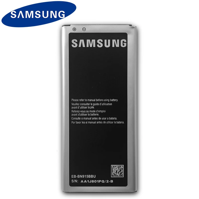 Оригинальная Аккумуляторная батарея Samsung аккумулятор для Galaxy Note Edge N915 N915F N915A N915T