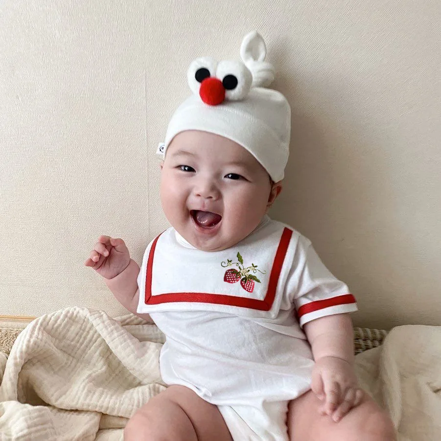 2021 Summer Korean Baby Clothes Boys Girls Cute Cartoon Navy Collarshort Sleeve Romper Infant Jumpsuit
2021 Summer Korean Baby Clothes Boys Girls Cute Cartoon Navy Collarshort Sleeve Romper Infant Jumpsuit