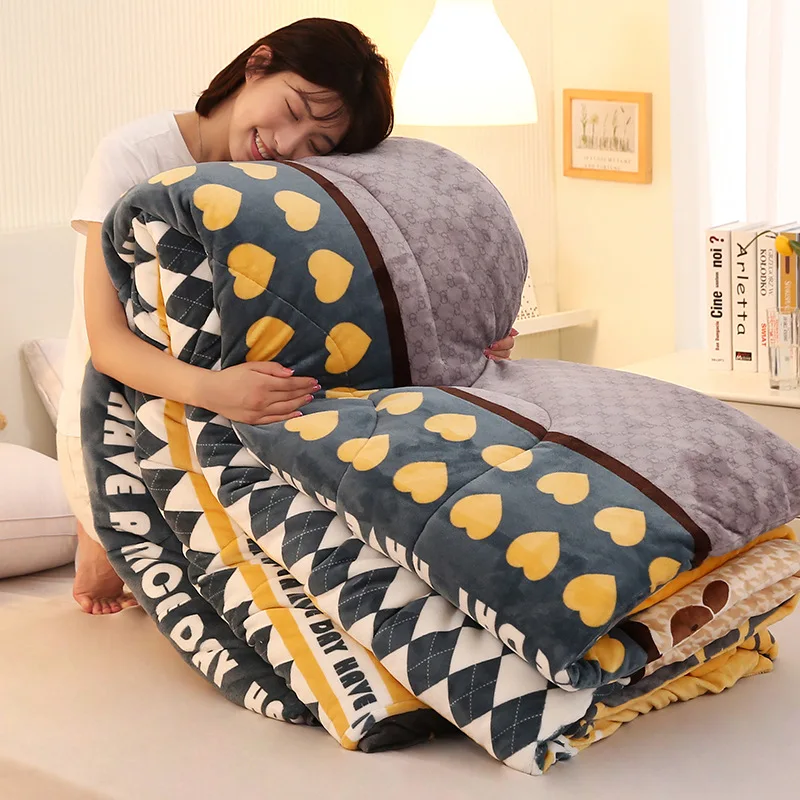 2021 Skin-friendly Milk Velvet Printing Spring and Autumn Quilt Thickened Winter Warm Single and Double Falai Quilt Quilt Core
2021 Skin-friendly Milk Velvet Printing Spring and Autumn Quilt Thickened Winter Warm Single and Double Falai Quilt Quilt Core