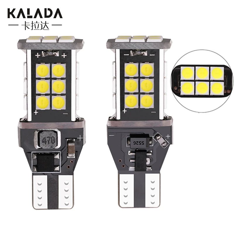 2x Super bright High PowerW16W T15 Car Led Reversing Light Canbus Error Free 5W Auto Diode Bulb For 12V Car Backup Lamp White
2x Super bright High PowerW16W T15 Car Led Reversing Light Canbus Error Free 5W Auto Diode Bulb For 12V Car Backup Lamp White