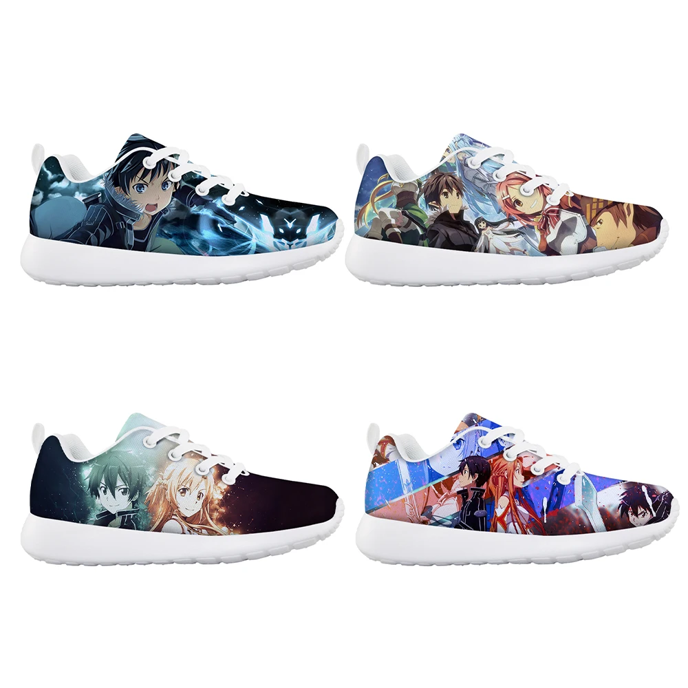 Boys Girls Flat Sport Sneaker Anime Sword Art Online Cartoon 3D Print Outdoor Running Basketball Shoes Child Kids Enfant Zapatos
Boys Girls Flat Sport Sneaker Anime Sword Art Online Cartoon 3D Print Outdoor Running Basketball Shoes Child Kids Enfant Zapatos
