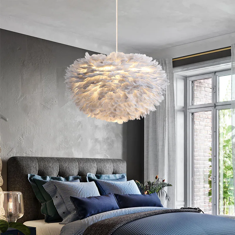 Nordic Chandelier Modern Feather Pendant Light Creative LED Hanging Lamp For Bedroom Dining living Room Loft Ceiling Droplight
Nordic Chandelier Modern Feather Pendant Light Creative LED Hanging Lamp For Bedroom Dining living Room Loft Ceiling Droplight