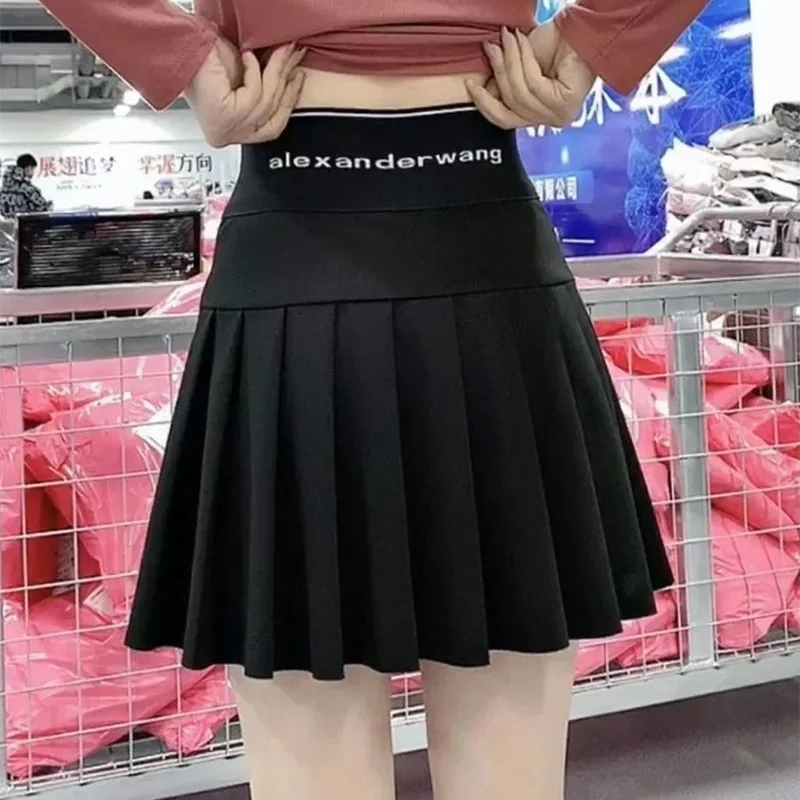 Pleated Mini Skirt Female 2021 New High Waist A-line Skirt Black Four Seasons Half-length Elastic Waist Slimming Short Skirt
Pleated Mini Skirt Female 2021 New High Waist A-line Skirt Black Four Seasons Half-length Elastic Waist Slimming Short Skirt