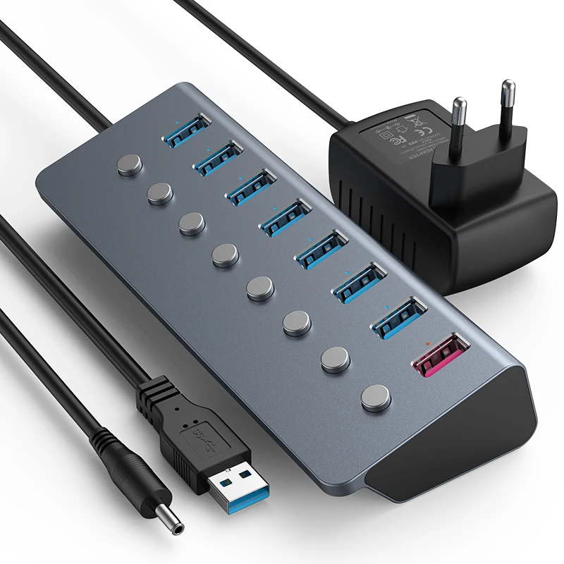 Schitec 8-портовый USB-концентратор 3,0 USB-удлинитель с переключателями ВКЛ./ВЫКЛ. 15 Вт адаптер Поддержка сплиттера компьютерные аксессуары
Schitec 8-портовый USB-концентратор 3,0 USB-удлинитель с переключателями ВКЛ./ВЫКЛ. 15 Вт адаптер Поддержка сплиттера компьютерные аксессуары