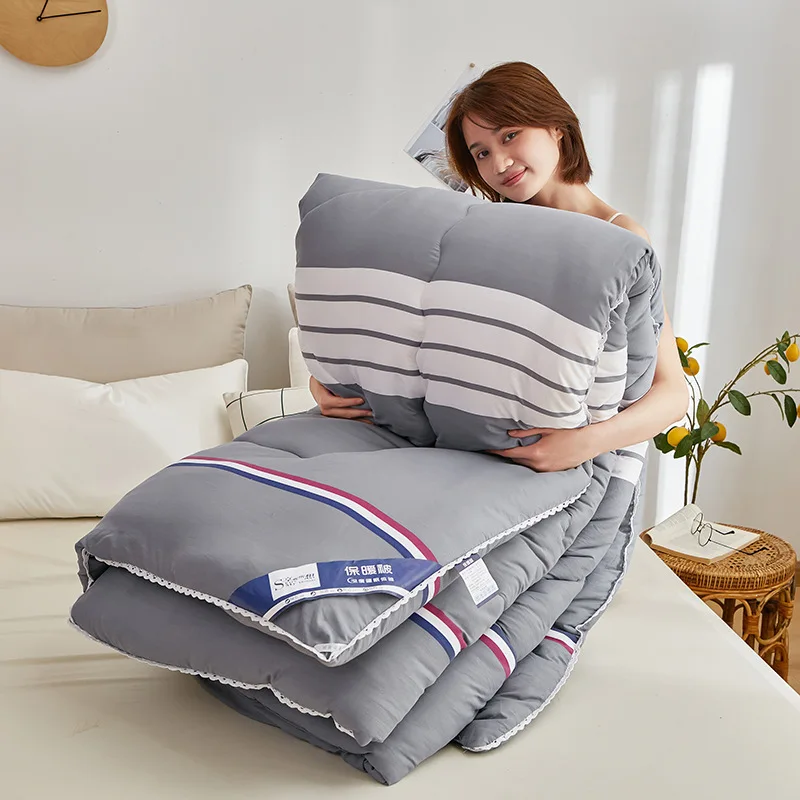 Sales of New Washed Cotton Winter By Spring and Autumn Is Thickened To Keep Warm By Core Autumn Winter Gift Quilt Wholesale
Sales of New Washed Cotton Winter By Spring and Autumn Is Thickened To Keep Warm By Core Autumn Winter Gift Quilt Wholesale