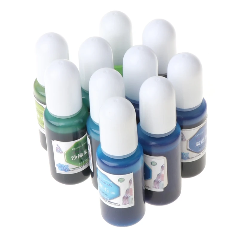 24 Colors Transparent Crystal Colorant Pigment Concentrated Epoxy Resin UV Resin Coloring DIY Resin Art Jewelry Making
24 Colors Transparent Crystal Colorant Pigment Concentrated Epoxy Resin UV Resin Coloring DIY Resin Art Jewelry Making