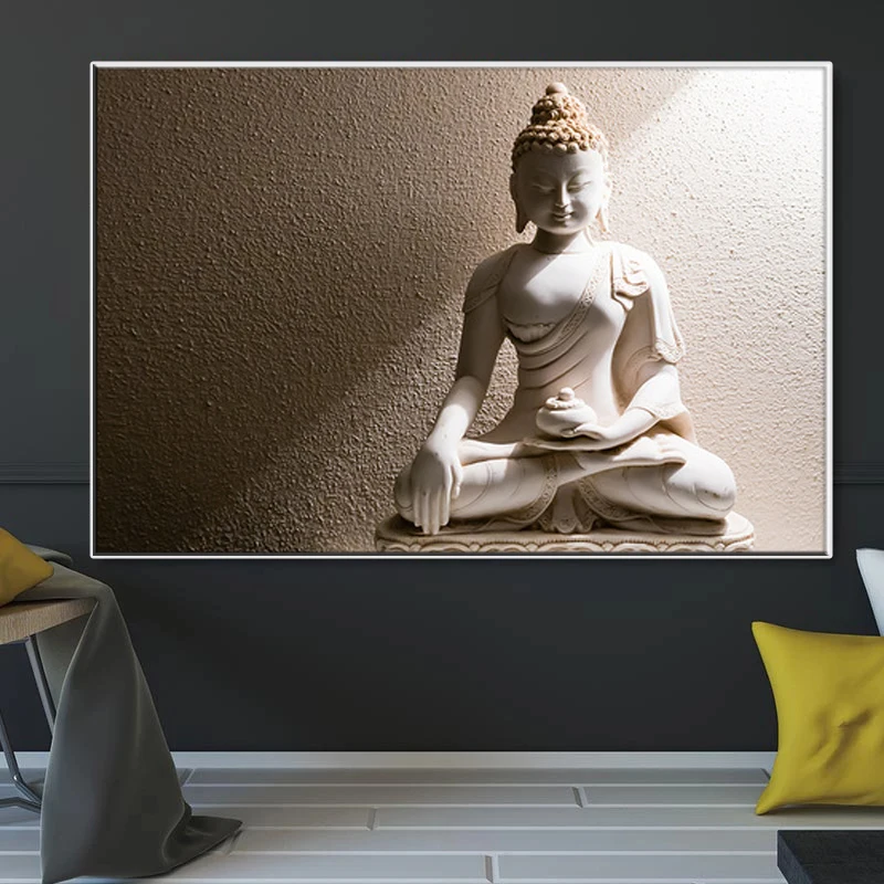Modern home decoration Buddha painting HD wall art pictures, living room wall decoration white Buddha print poster
Modern home decoration Buddha painting HD wall art pictures, living room wall decoration white Buddha print poster