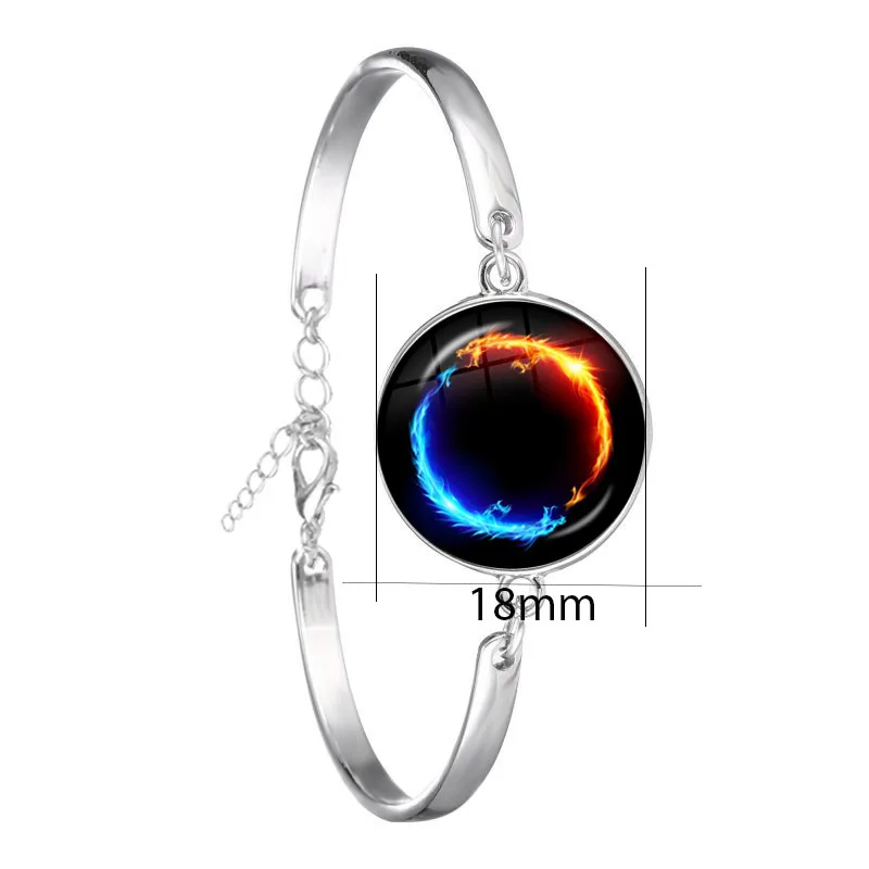 Fashion Chakra Art Hot Energy Healing Bracelet Jewelry Religion Yin Yang Sun Moon Bangle Men Women Fire Dragon Gift
Fashion Chakra Art Hot Energy Healing Bracelet Jewelry Religion Yin Yang Sun Moon Bangle Men Women Fire Dragon Gift