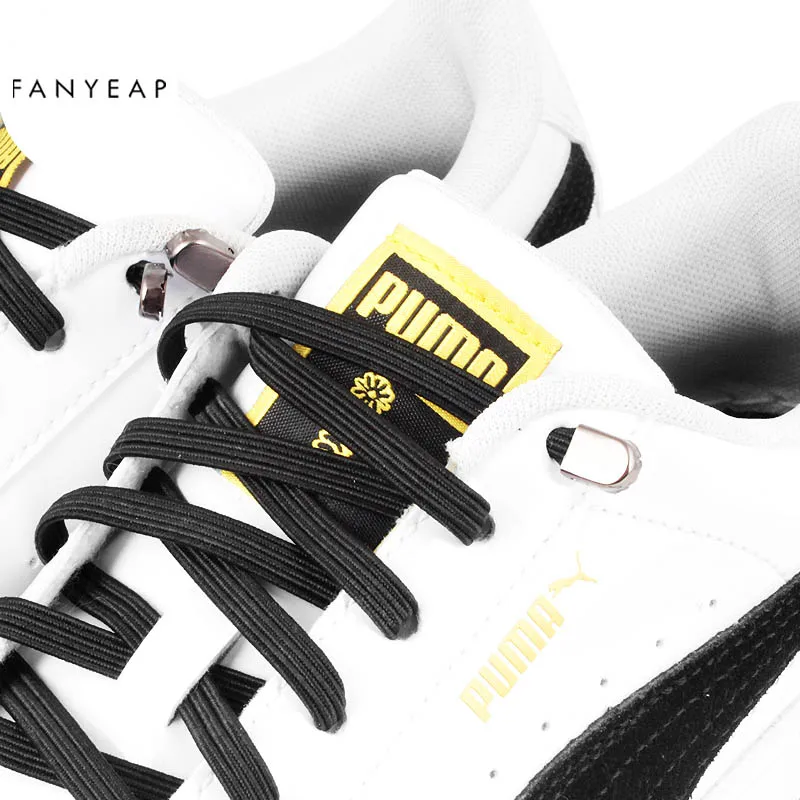 No Tie Shoe laces Elastic Shoelaces White Flat No Tie Shoelaces Press the metal lock Fast Shoelace
No Tie Shoe laces Elastic Shoelaces White Flat No Tie Shoelaces Press the metal lock Fast Shoelace