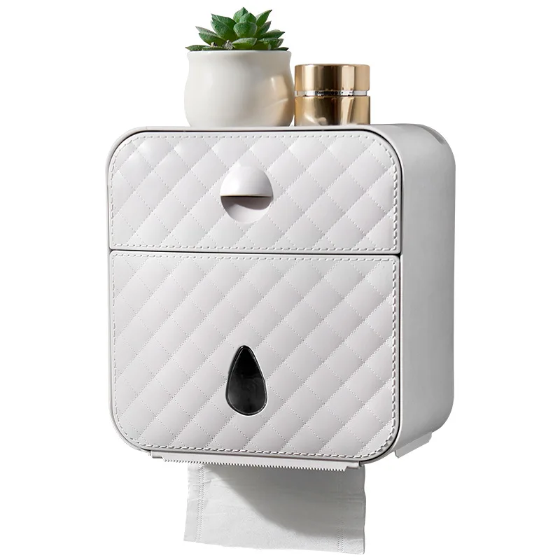 Waterproof Wall Mount Toilet Paper Holder Shelf Toilet Paper Tray Roll Paper Tube Storage Box Creative Tissue Box Home
Waterproof Wall Mount Toilet Paper Holder Shelf Toilet Paper Tray Roll Paper Tube Storage Box Creative Tissue Box Home