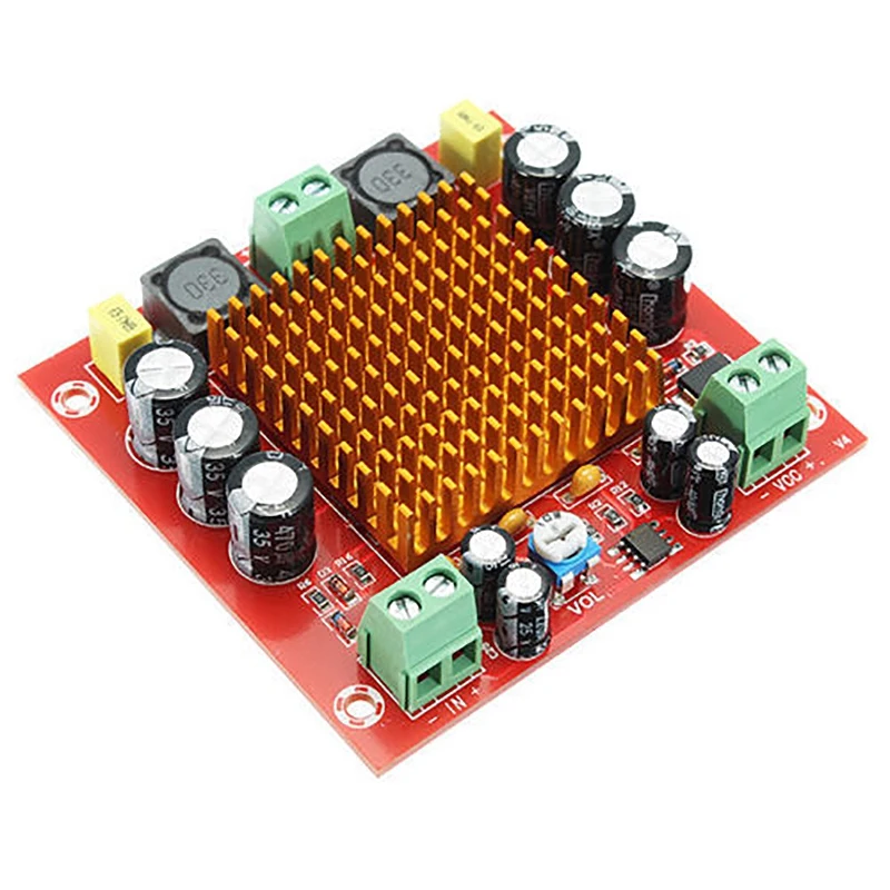 Плата цифрового усилителя мощности TPA3116D2, 150 Вт, моно DC12-26V Плата усилителя мощности аудио
Плата цифрового усилителя мощности TPA3116D2, 150 Вт, моно DC12-26V Плата усилителя мощности аудио