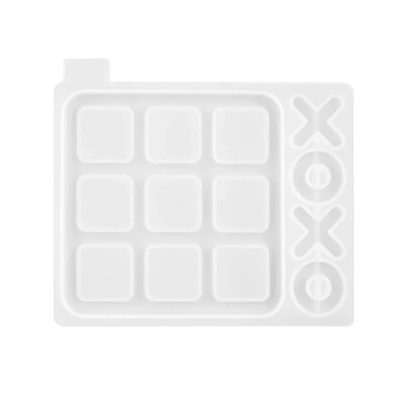 Tic Tac Toe Board Game Resin Molds Silicone Mould for Chessboard and X O Chess Pieces for DIY Craft Kids Table Game
Tic Tac Toe Board Game Resin Molds Silicone Mould for Chessboard and X O Chess Pieces for DIY Craft Kids Table Game