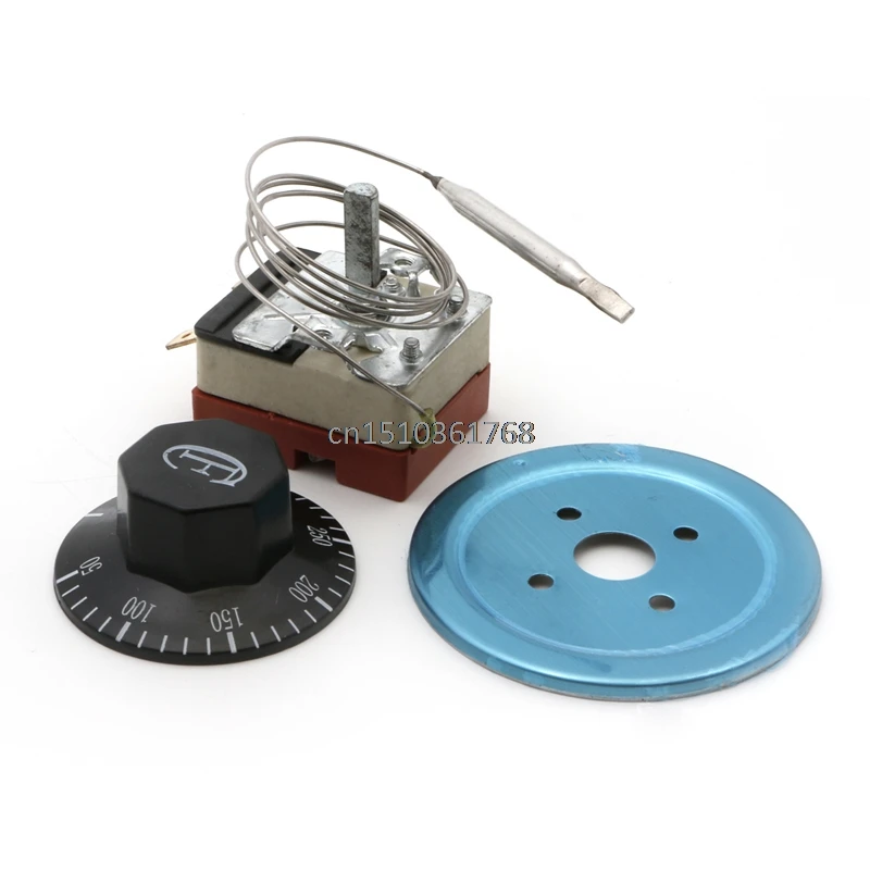 Dial Thermostat Temperature Control Switch For Electric Oven AC 220V 16A 50-300C Degree #Y05# #C05#
Dial Thermostat Temperature Control Switch For Electric Oven AC 220V 16A 50-300C Degree #Y05# #C05#