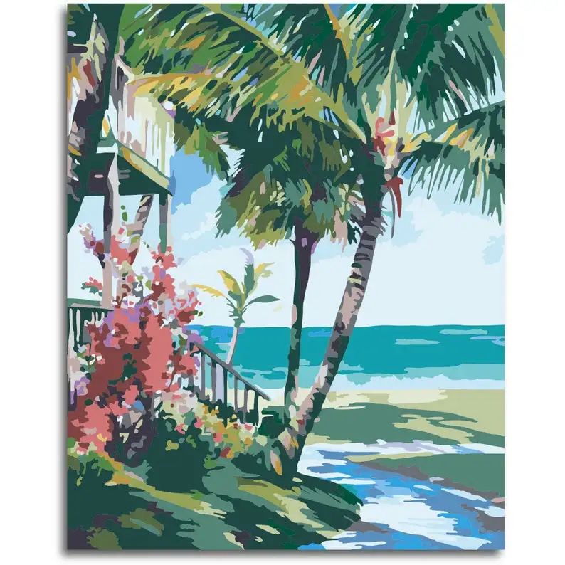 By The Beach by Numbers Colorful Oil Painting Abstract 16x20 Framed DIY Paint by Numbers Kit for Adults Beginners
By The Beach by Numbers Colorful Oil Painting Abstract 16x20 Framed DIY Paint by Numbers Kit for Adults Beginners
