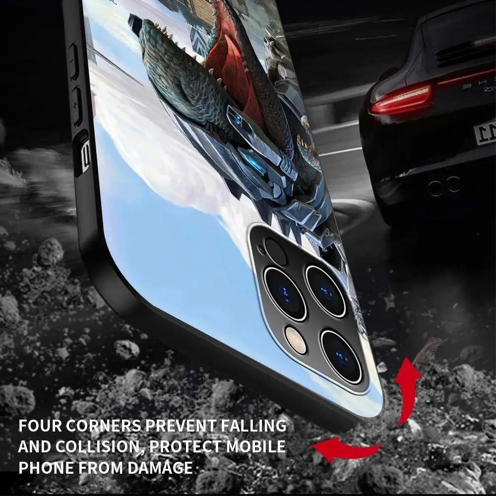 Phone Case For iPhone 11 12 Pro Max Shell For iphone 12 11 Pro 7 8 Plus SE 2020 X XR XS Black Cover Game ARK Survival Evolved
Phone Case For iPhone 11 12 Pro Max Shell For iphone 12 11 Pro 7 8 Plus SE 2020 X XR XS Black Cover Game ARK Survival Evolved