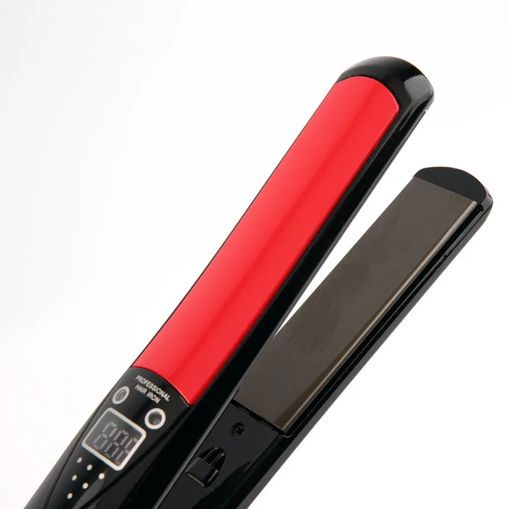 Electric Hair Straightener Irons Digital LCD Display Titanium Plates Flat Iron Ceramic Straightening Irons Styling Tools EU Plug
Electric Hair Straightener Irons Digital LCD Display Titanium Plates Flat Iron Ceramic Straightening Irons Styling Tools EU Plug